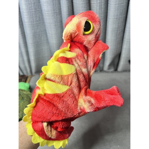Caltoy Hand Puppets Flamingo Chameleon Turtle 11 inch Stuffed Animal Toy Plush - Picture 11 of 16